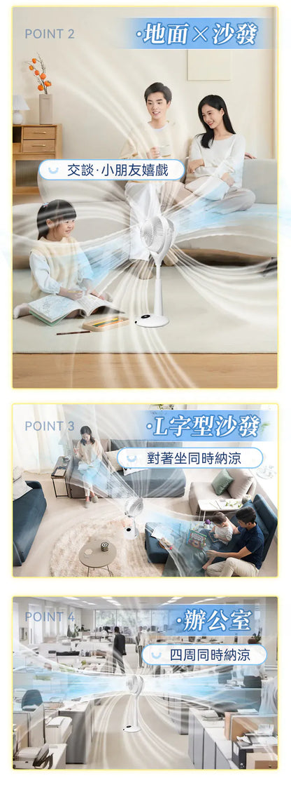 Yohome 5D伸縮循環扇 PRO震撼上市！風扇品類の天花板     {8月2截單;預計10-14 工作天發貨}