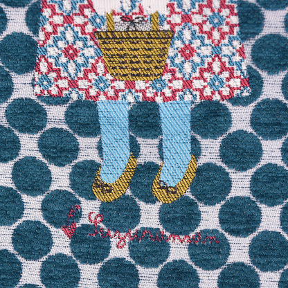 日本JP 直 送  Parlor Suzuran-do 雪尼爾提花迷你包（貓）{11月30截單;預計10-14工作天發貨｝