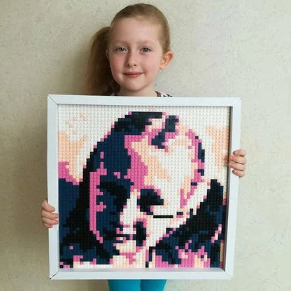 QBRIX 微顆粒圖元畫拼裝DIY照片 彩色版本  {3月15截單;預計10-14 工作天發貨}