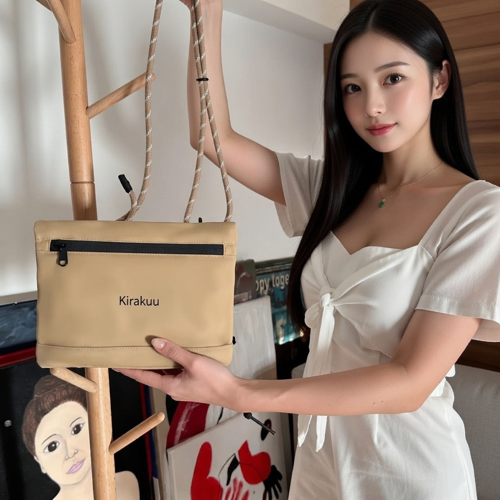 日本品牌 Kirakuu便攜旅行袋 隱藏環保袋            {8月2截單;預計10-14 工作天發貨}