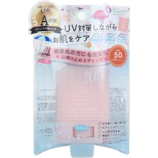 日本JP直送  Mother & Daughter 透明防曬棒 SPF50+ PA++++ 15g  {10月30截單;預計10-14 工作天發貨｝