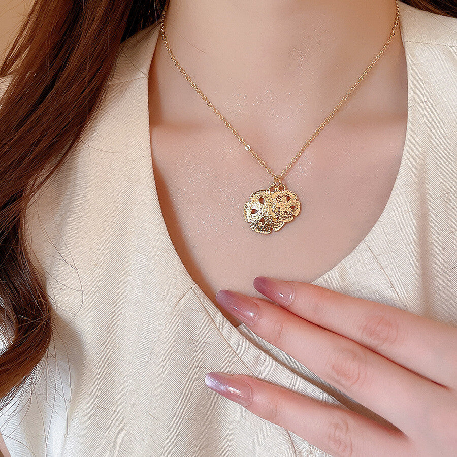 韓國項鍊，女士項鍊，925鍍銀項鍊，銀項鍊{11月30截單;預計10-14工作天發貨｝