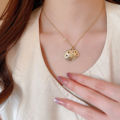 韓國項鍊，女士項鍊，925鍍銀項鍊，銀項鍊{11月30截單;預計10-14工作天發貨｝