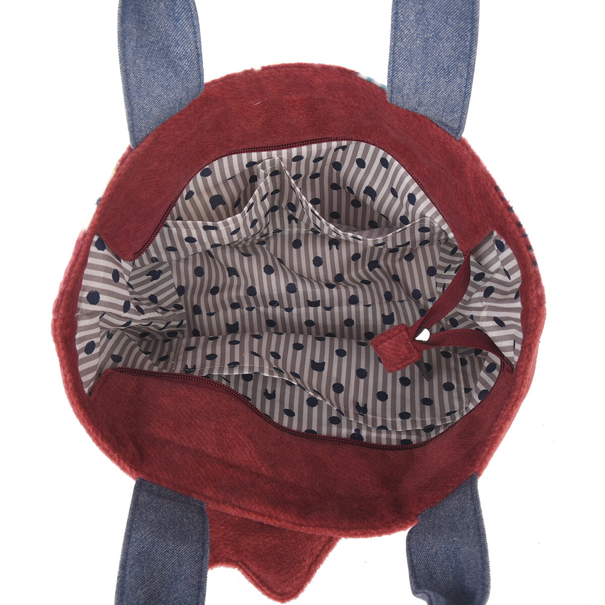 日本JP 直 送  Nekozegawa 羊毛 Hami 口袋包 貓{11月30截單;預計10-14工作天發貨｝