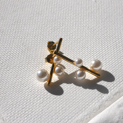 曰本JP直送  純銀耳環，附抽繩袋{11月30截單;預計10-14工作天發貨｝