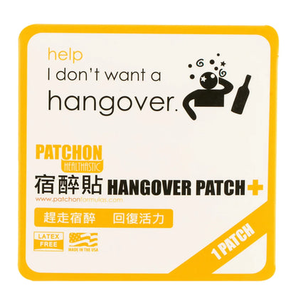 PATCHON Healthastic 宿醉貼 ∣ 嶄新配方 ∣ 天然有效   {3月15截單;預計10-14 工作天發貨}