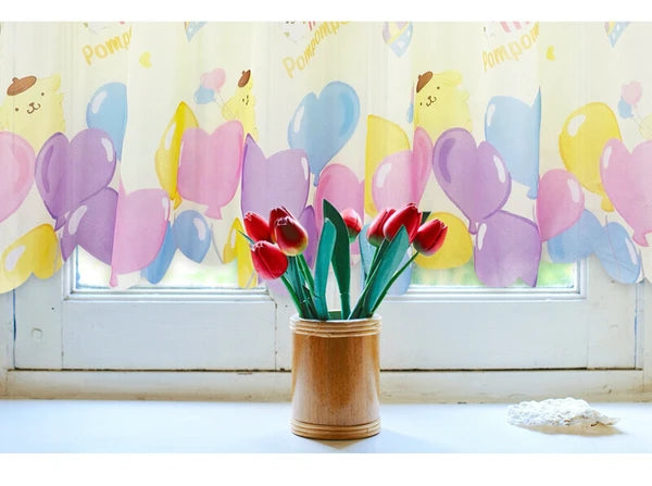 日本JP直送[咖啡廳窗簾] 布丁狗 {10月15截單;預計10-14天發貨}