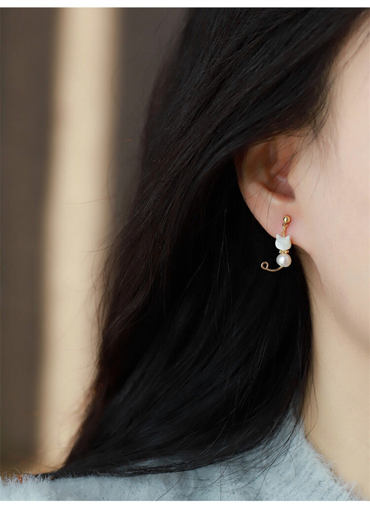 曰本JP直送  熱門貓耳環、耳環、耳環“2025年新品”｛11月30截單;預計10-14工作天發貨｝