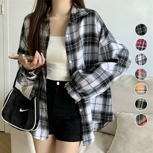 日本JP直送  襯衫《法式格紋襯衫，7色可選》{11月30截單;預計10-14工作天發貨｝