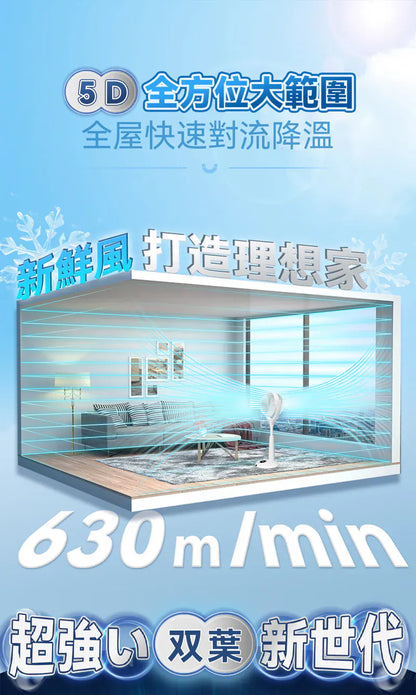 Yohome 5D伸縮循環扇 PRO震撼上市！風扇品類の天花板     {8月2截單;預計10-14 工作天發貨}