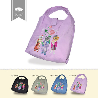 日本JP直送  時尚貓咪刺繡 女士托特包         {7月12截單;預計10-14 工作天發貨}