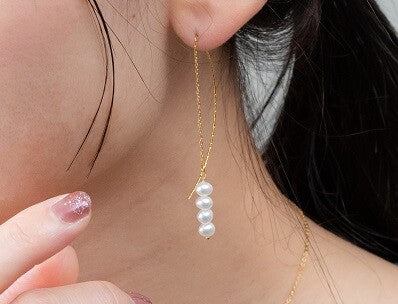 [日本製] 淡水珍珠耳環｛11月30截單;預計10-14工作天發貨｝