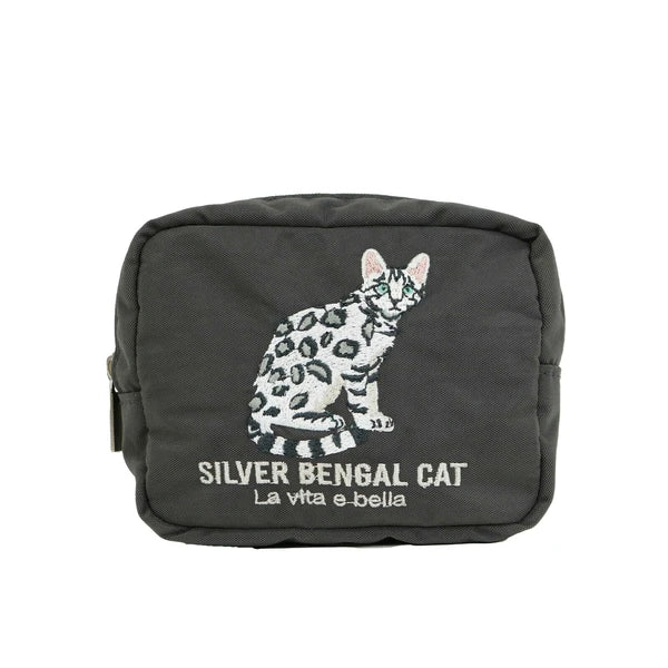 日本JP直送  [2025SS 新品] 動物刺繡小袋 貓咪 雪納瑞 鬥牛犬   {7月12截單;預計10-14 工作天發貨}
