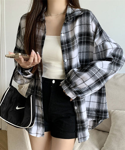 日本JP直送  襯衫《法式格紋襯衫，7色可選》{11月30截單;預計10-14工作天發貨｝