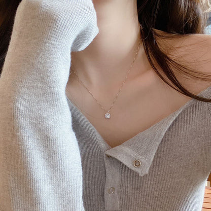 韓國項鍊，女士項鍊，925鍍銀項鍊，銀項鍊戒指｛11月30截單;預計10-14工作天發貨｝