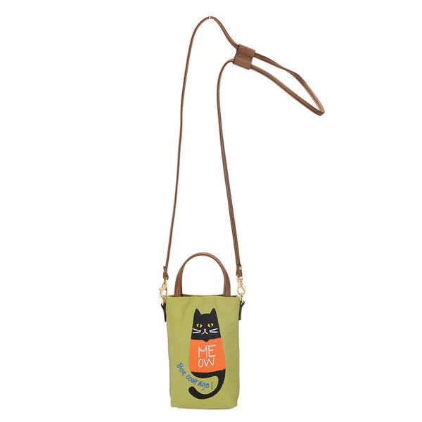 日本JP 直送  【2025年熱銷補貨】超人氣刺繡手提包/單肩包【Chial】女士貓咪輕便包{11月30截單;預計10-14工作天發貨｝