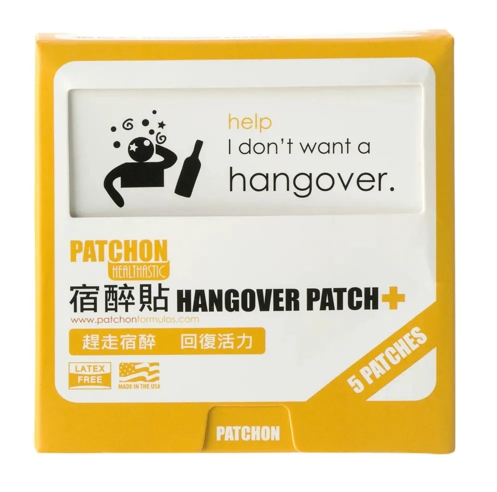 PATCHON Healthastic 宿醉貼 ∣ 嶄新配方 ∣ 天然有效   {3月15截單;預計10-14 工作天發貨}