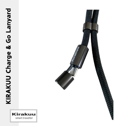 Kirakuu 充電手機繩|多用途頸繩手機帶|USB充電線     {8月2截單;預計10-14 工作天發貨}