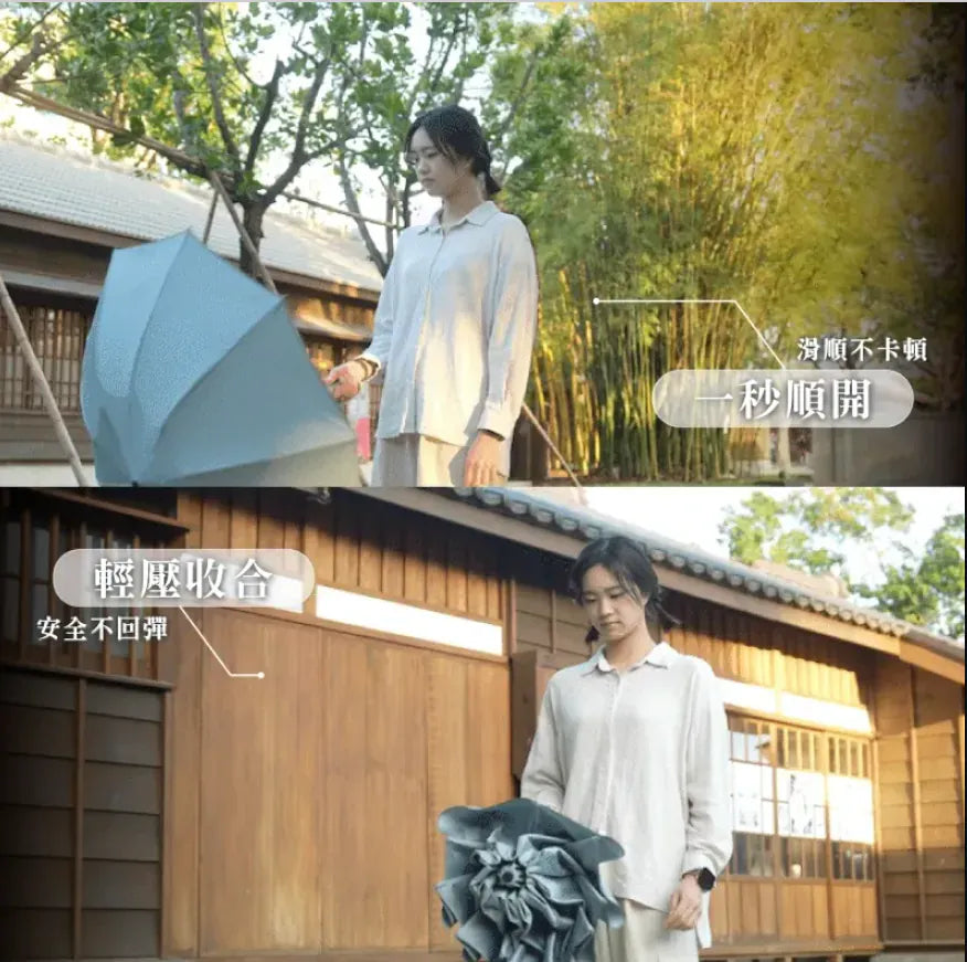 台灣直送 | Munichi | 一鍵開關掛勾遮 | 跣水速乾 | 特大傘面  {3月15截單;預計10-14 工作天發貨}