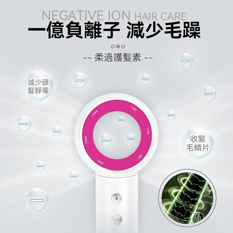 ILIVI負離子速乾無葉風筒｜11萬轉高速馬達｜一億個負離子   {3月15截單;預計10-14 工作天發貨}