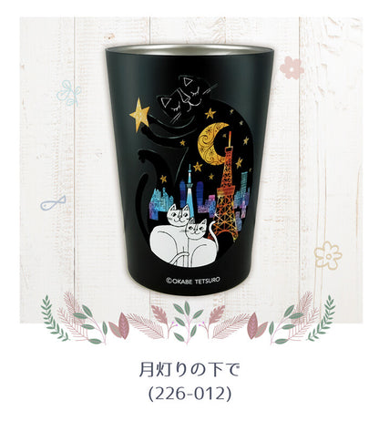 日本JP直送  插畫家岡部哲郎創作的中型玻璃杯隆重登場！   {7月12截單;預計10-14 工作天發貨}