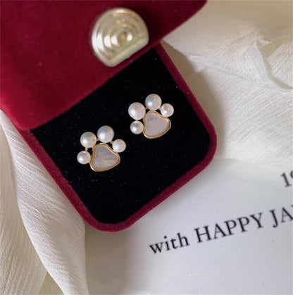 曰本JP直送  超可愛貓爪設計耳環“2025年新品”{11月30截單;預計10-14工作天發貨｝