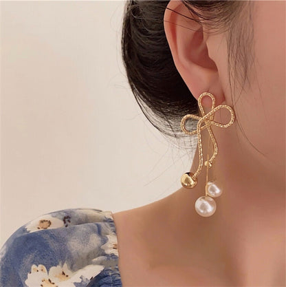 曰本JP直送  熱門復古金屬線耳環“2025新品”  {11月30截單;預計10-14工作天發貨｝