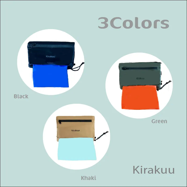 日本品牌 Kirakuu便攜旅行袋 隱藏環保袋            {8月2截單;預計10-14 工作天發貨}