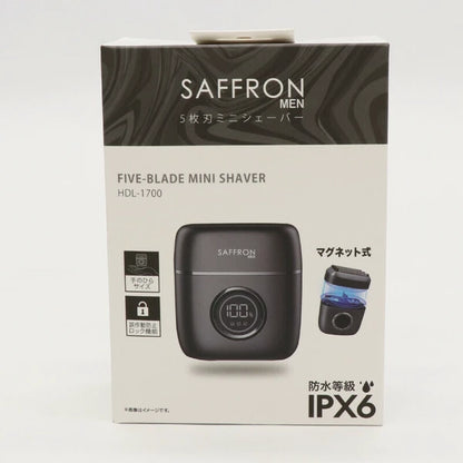 日本JP直送   SAFFRON MEN 5刀片迷你刮鬍刀 HDL-1700  {8月2截單;預計10-14 工作天發貨}