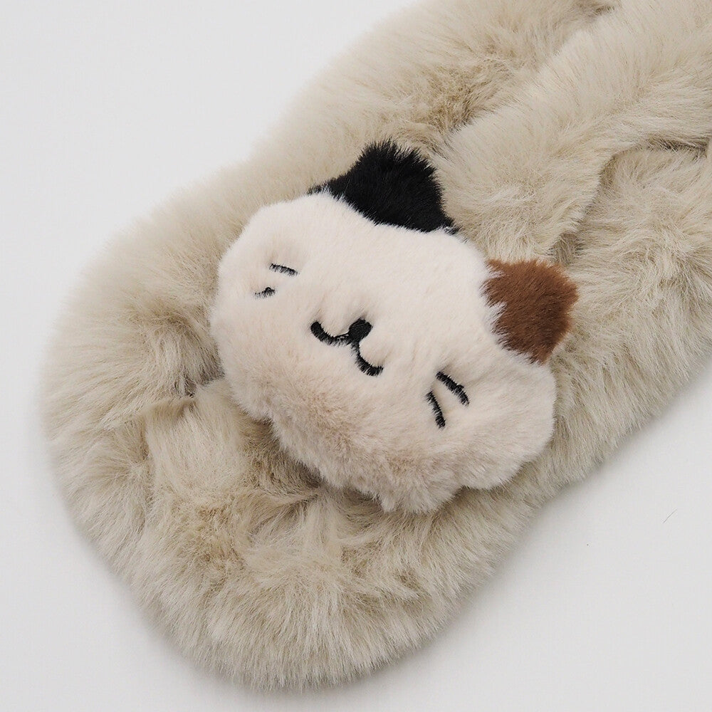 日本JP 直送   2025秋冬新款圍巾：再生環保貓毛披肩  {1月31截單;預計10-14工作天發貨｝