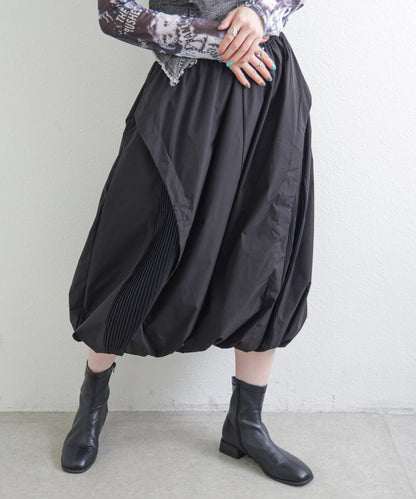 日本JP直送  全新 2025aw 側褶燈籠裙{11月30截單;預計10-14工作天發貨｝