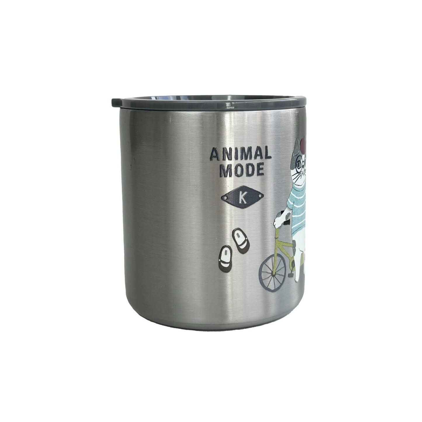 曰本JP直送  動物圖案不鏽鋼馬克杯 360ml {11月30截單;預計10-14工作天發貨｝