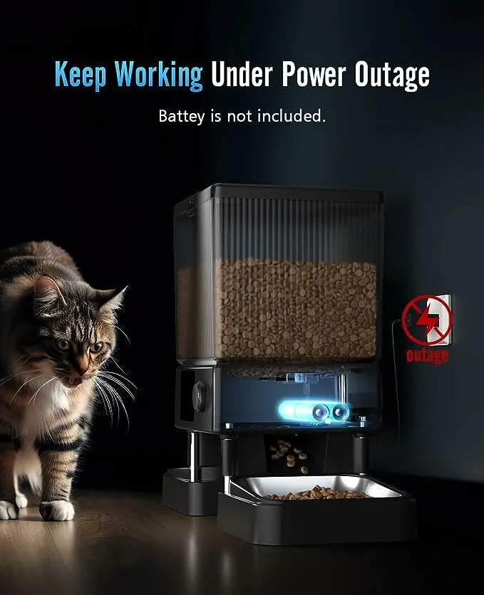 Oneisall – 寵物自動餵食器 - 雙碗版|全新寵物護理品牌 美國Oneisall - 寵物護理系列 美國品牌🇺🇸 | 香港行貨🇭🇰   {3月15截單;預計10-14 工作天發貨}