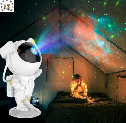 Starry Sky Projector 太空人星空鐳射氛圍投影燈  {3月15截單;預計10-14 工作天發貨}