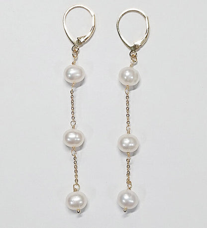 [日本製] 淡水珍珠耳環｛11月30截單;預計10-14工作天發貨｝