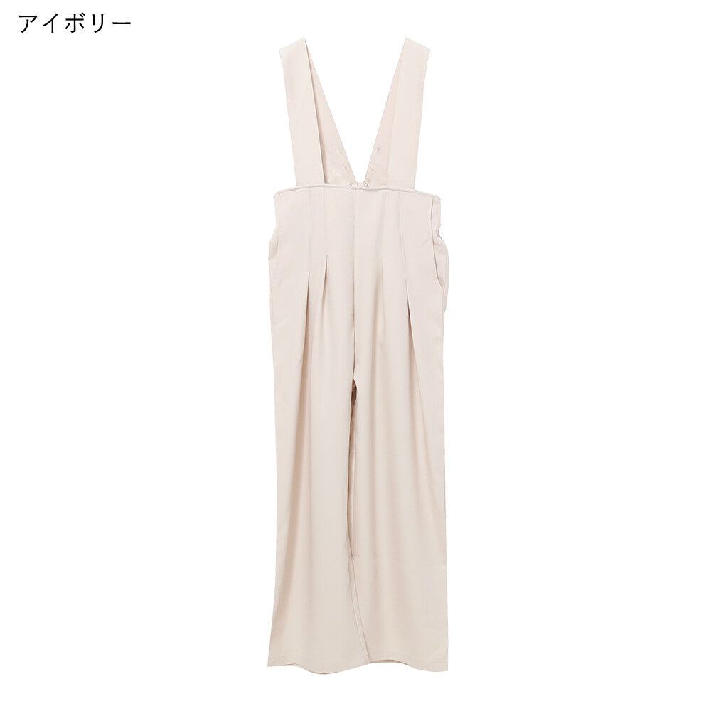 日本JP直送 【2025新品♪】後背帶設計工裝褲{11月30截單;預計10-14工作天發貨｝