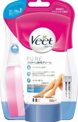 日本JP直送  Reckitt Benckiser Veet Pure Bathtime 除毛膏（敏感肌膚適用）[除毛/除毛]  {10月30截單;預計10-14 工作天發貨｝