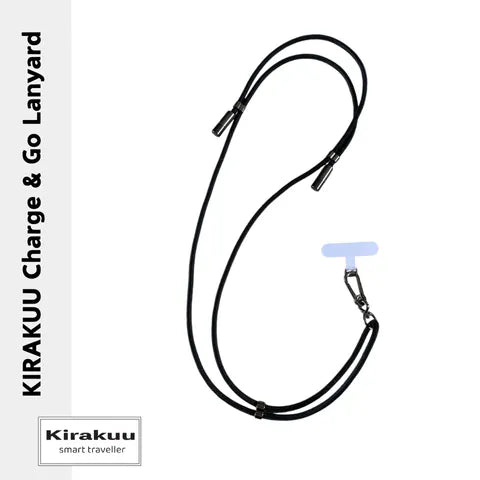 Kirakuu 充電手機繩|多用途頸繩手機帶|USB充電線     {8月2截單;預計10-14 工作天發貨}