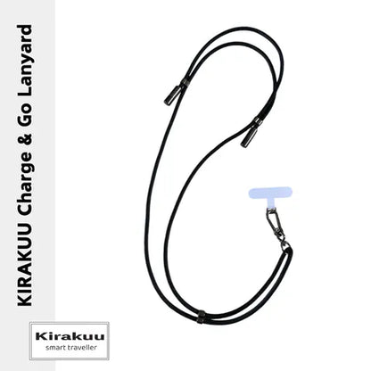 Kirakuu 充電手機繩|多用途頸繩手機帶|USB充電線     {8月2截單;預計10-14 工作天發貨}