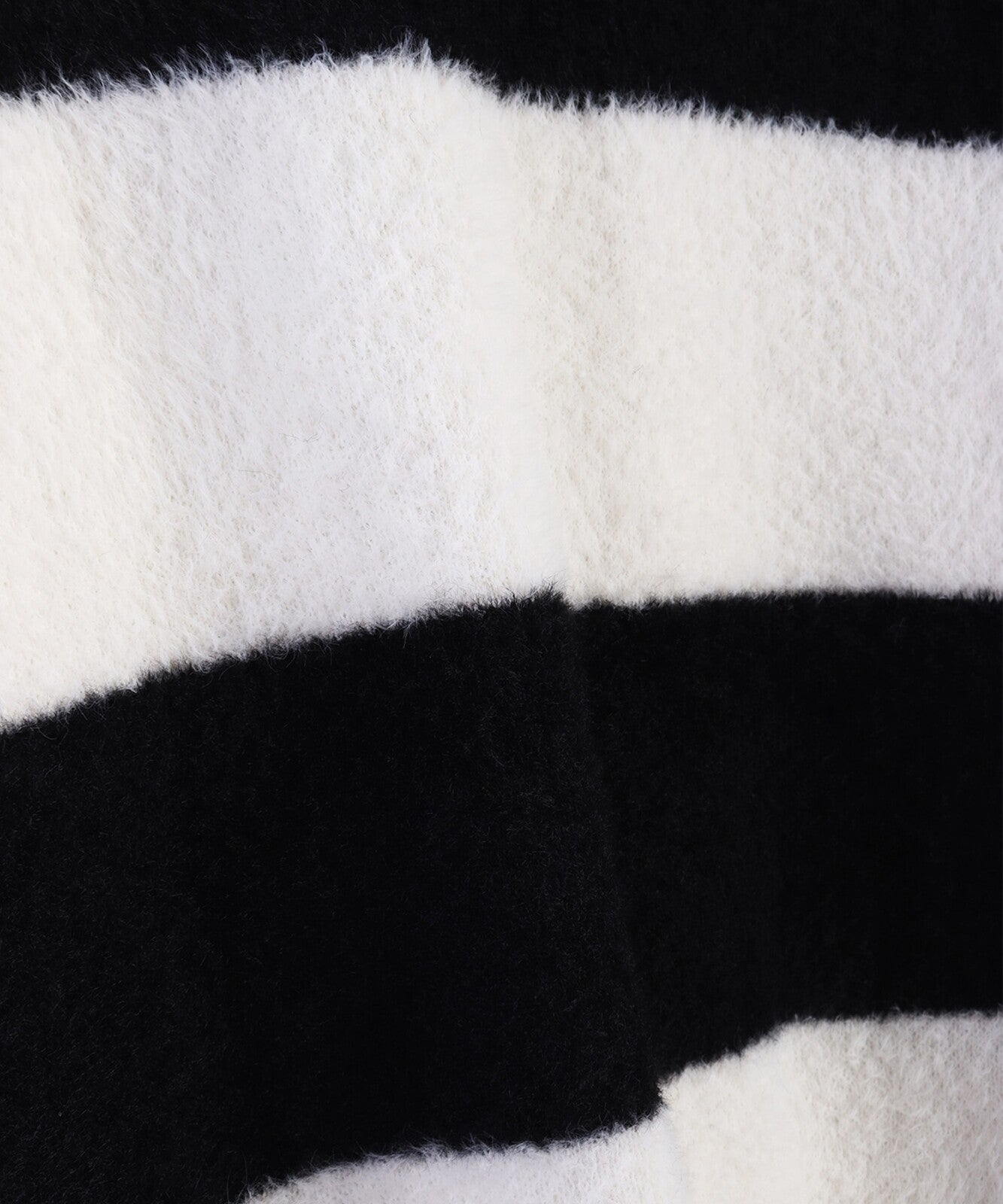 日本JP直送 羽毛紗線寬鬆條紋圓領針織衫 [2025 秋冬款] {11月30截單;預計10-14工作天發貨