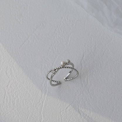 韓國戒指，均碼，925鍍銀，S925戒指，925銀｛11月30截單;預計10-14工作天發貨｝