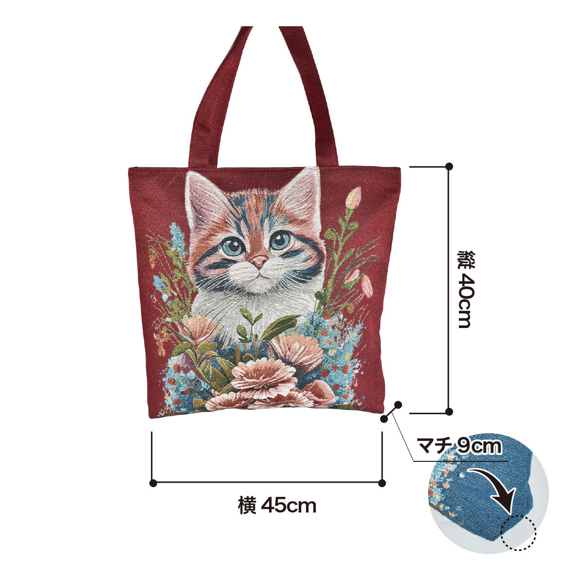 日本JP直送   時尚 Gobelin 刺繡手提包         {7月12截單;預計10-14 工作天發貨}