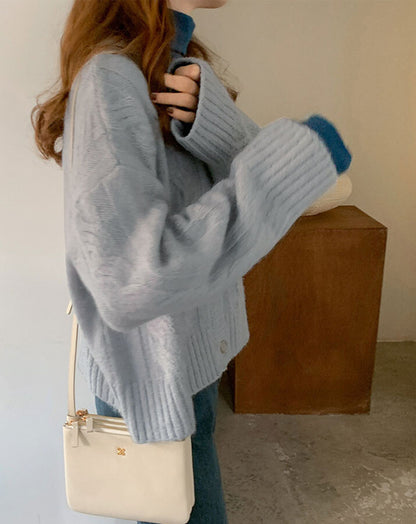 日本JP直送 開襟衫《麻花針織開襟衫，3色可選》{11月30截單;預計10-14工作天發貨｝