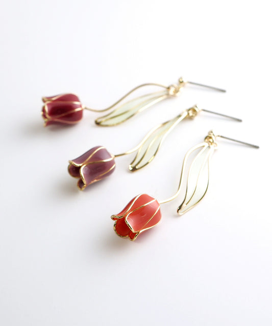 曰本JP直送   [人氣商品] 鬱金香搖擺 EPO 耳環 III ｛11月30截單;預計10-14工作天發貨｝