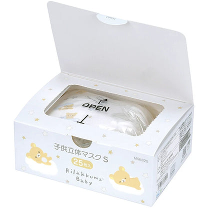 （（現貨））日本送兒童立體面膜 S 盒裝 25 件 [輕鬆熊嬰兒]