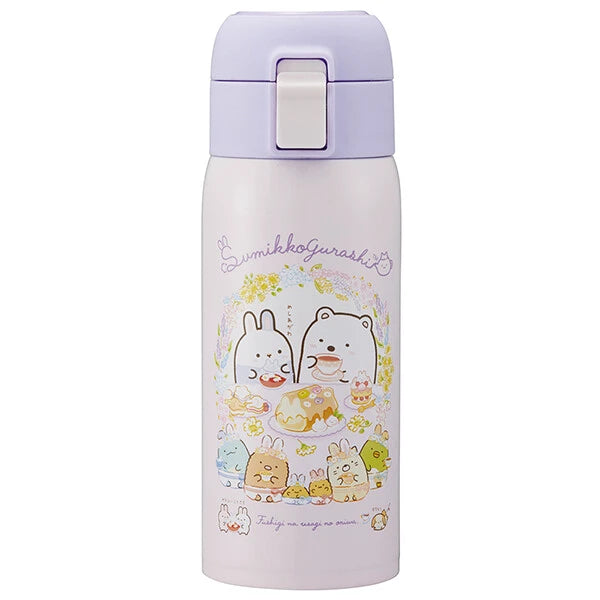 （（現貨））直送一鍵式馬克杯瓶 350ml [Sumikko Gurashi 神秘兔子鬼輪]