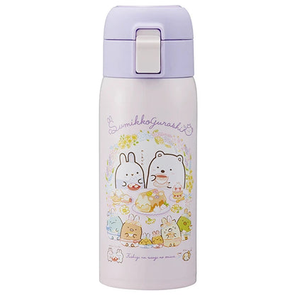 （（現貨））直送一鍵式馬克杯瓶 350ml [Sumikko Gurashi 神秘兔子鬼輪]