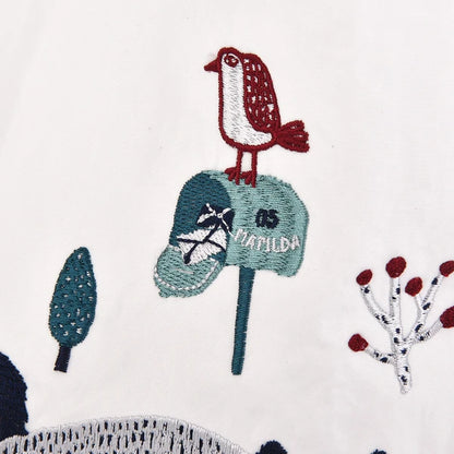 （（現貨））日本防水刺繡洗滌袋 M Size Matilda's Pattern Cat