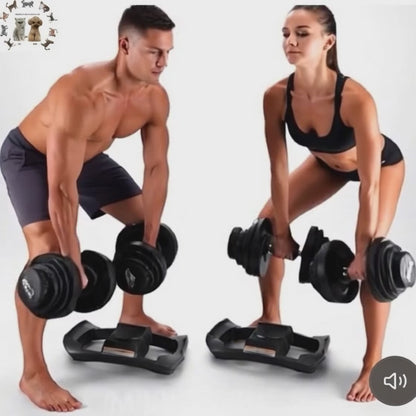 accion 3秒極速換重家用啞鈴|2個重量選擇24kg / 40kg |速換重量設計|轉盤旋轉輕鬆調節 (請獨立購買不設夾其他產品) {1月31截單;預計10-14工作天發貨｝